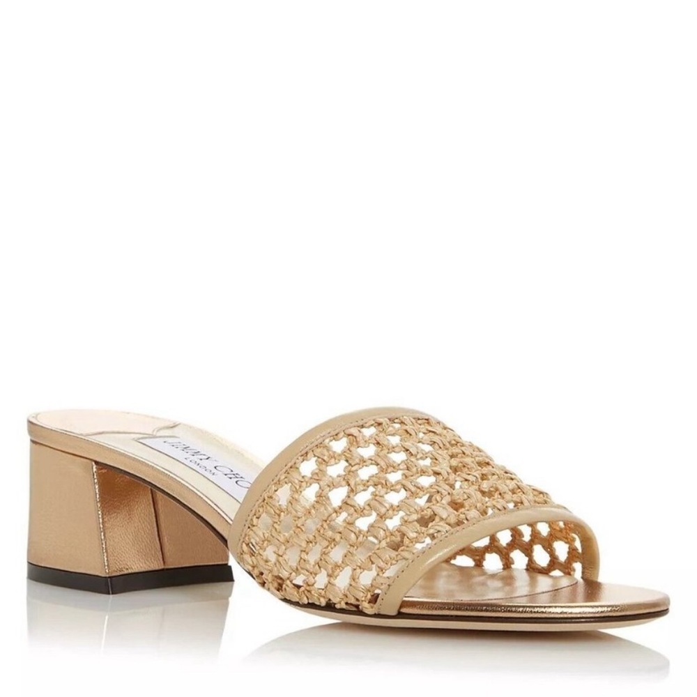 Jimmy Choo Minea 45 mid heels mules